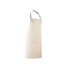   PREMIER PR150 unisex hosszú kötény állítható nyakpánttal 90cm natúr -U()