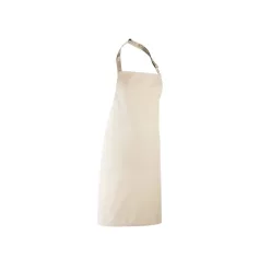   PREMIER PR150 unisex hosszú kötény állítható nyakpánttal 90cm natúr -U()