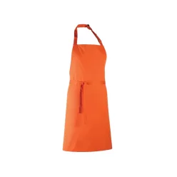   PREMIER PR150 unisex hosszú kötény állítható nyakpánttal 90cm narancs -U()
