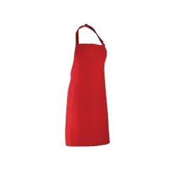   PREMIER PR150 unisex hosszú kötény állítható nyakpánttal 90cm piros -U()