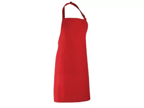 PREMIER PR150 unisex hosszú kötény állítható nyakpánttal 90cm piros -U()