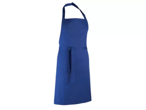 PREMIER PR150 unisex hosszú kötény állítható nyakpánttal 90cm királykék -U()