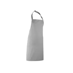   PREMIER PR150 unisex hosszú kötény állítható nyakpánttal 90cm ezüst -U()