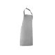 PREMIER PR150 unisex hosszú kötény állítható nyakpánttal 90cm ezüst -U()