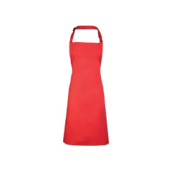   PREMIER PR150 unisex hosszú kötény állítható nyakpánttal 90cm eper -U()