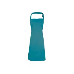   PREMIER PR150 unisex hosszú kötény állítható nyakpánttal 90cm kékeszöld -U()