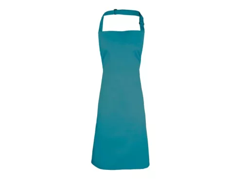 PREMIER PR150 unisex hosszú kötény állítható nyakpánttal 90cm kékeszöld -U()
