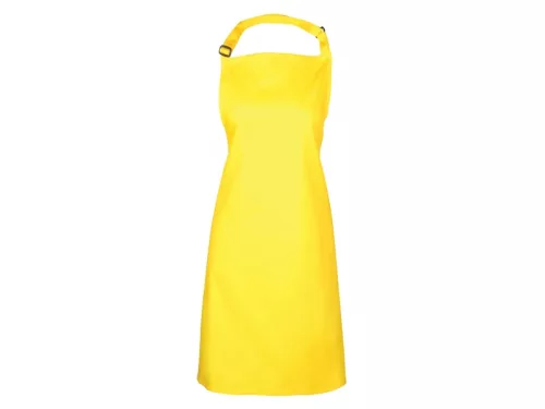 PREMIER PR150 unisex hosszú kötény állítható nyakpánttal 90cm sárga -U()