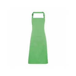   PREMIER PR154 unisex hosszú kötény nagy zsebbel almazöld -U()