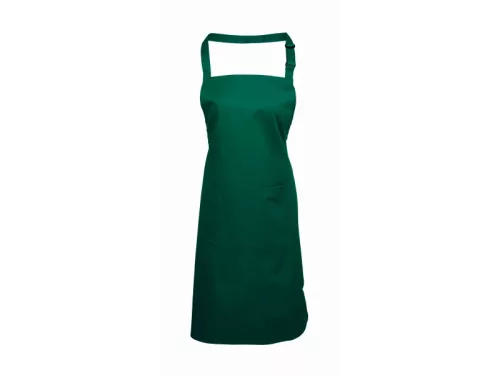PREMIER PR154 unisex hosszú kötény nagy zsebbel üvegzöld -U()