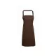 PREMIER PR154 unisex hosszú kötény nagy zsebbel barna -U()