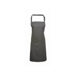   PREMIER PR154 unisex hosszú kötény nagy zsebbel sötétszürke -U()