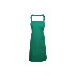   PREMIER PR154 unisex hosszú kötény nagy zsebbel smaragdzöld -U()