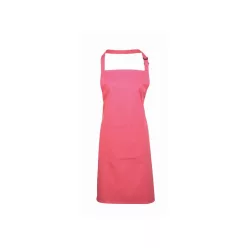   PREMIER PR154 unisex hosszú kötény nagy zsebbel fukszia -U()