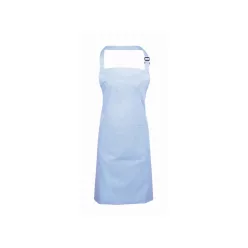   PREMIER PR154 unisex hosszú kötény nagy zsebbel világoskék -U()