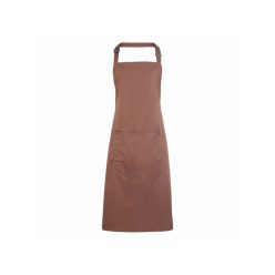   PREMIER PR154 unisex hosszú kötény nagy zsebbel mokka -U()