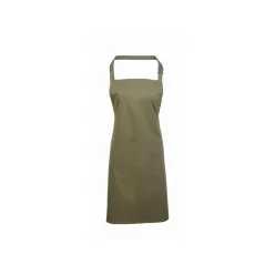   PREMIER PR154 unisex hosszú kötény nagy zsebbel olajzöld -U()