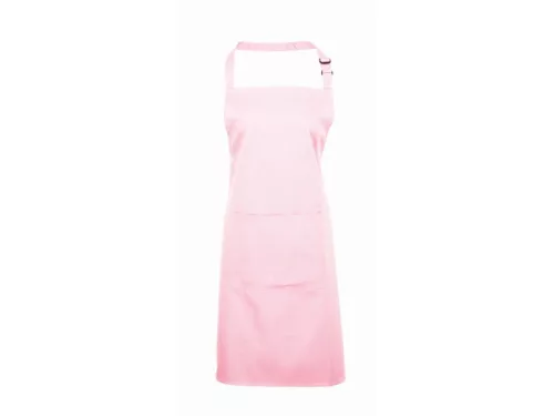 PREMIER PR154 unisex hosszú kötény nagy zsebbel pink -U()