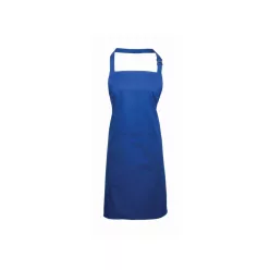   PREMIER PR154 unisex hosszú kötény nagy zsebbel királykék -U()