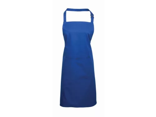 PREMIER PR154 unisex hosszú kötény nagy zsebbel királykék -U()