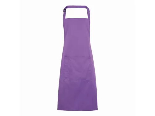 PREMIER PR154 unisex hosszú kötény nagy zsebbel viola -U()