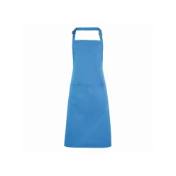   PREMIER PR154 unisex hosszú kötény nagy zsebbel zafír -U()