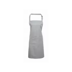   PREMIER PR154 unisex hosszú kötény nagy zsebbel ezüst -U()