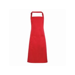 PREMIER PR154 unisex hosszú kötény nagy zsebbel eper -U()