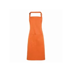   PREMIER PR154 unisex hosszú kötény nagy zsebbel terrakotta -U()