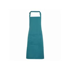   PREMIER PR154 unisex hosszú kötény nagy zsebbel kékeszöld -U()