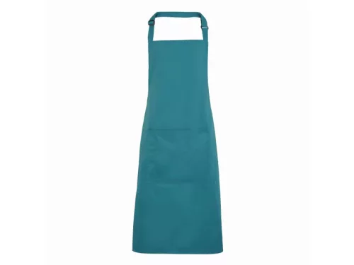PREMIER PR154 unisex hosszú kötény nagy zsebbel kékeszöld -U()