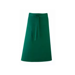   PREMIER PR158 unisex hosszú pincér kötény üvegzöld -U()