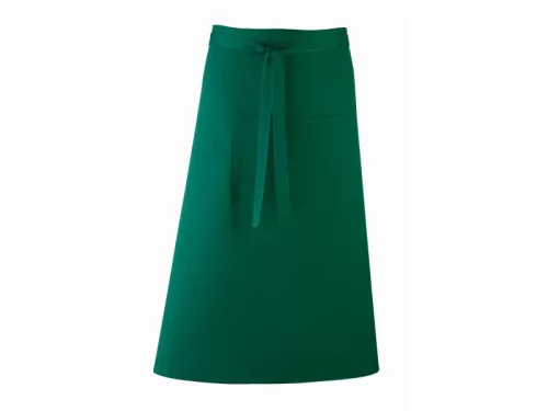 PREMIER PR158 unisex hosszú pincér kötény üvegzöld -U()