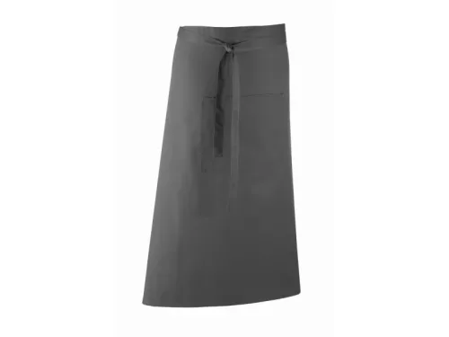 PREMIER PR158 unisex hosszú pincér kötény sötétszürke -U()