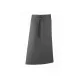 PREMIER PR158 unisex hosszú pincér kötény sötétszürke -U()
