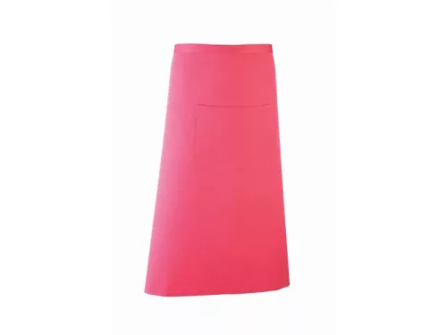 PREMIER PR158 unisex hosszú pincér kötény fukszia -U()