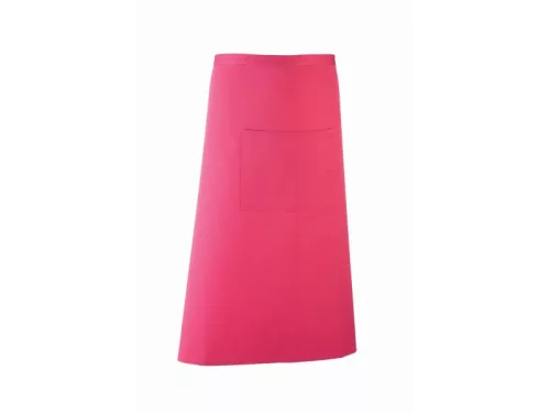 PREMIER PR158 unisex hosszú pincér kötény sötét rózsa -U()