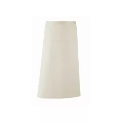 PREMIER PR158 unisex hosszú pincér kötény natúr -U()