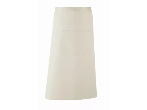 PREMIER PR158 unisex hosszú pincér kötény natúr -U()