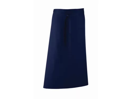 PREMIER PR158 unisex hosszú pincér kötény sötétkék -U()