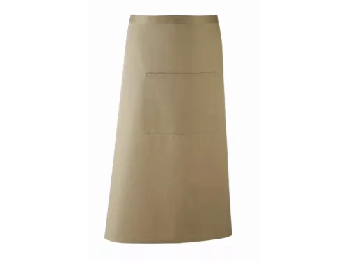 PREMIER PR158 unisex hosszú pincér kötény olajzöld -U()