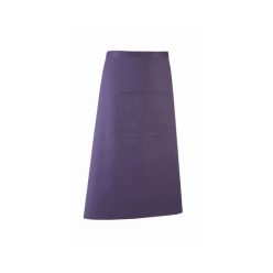 PREMIER PR158 unisex hosszú pincér kötény lila -U()