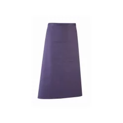 PREMIER PR158 unisex hosszú pincér kötény lila -U()
