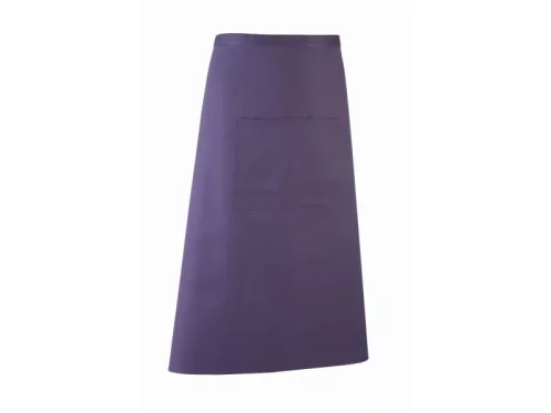 PREMIER PR158 unisex hosszú pincér kötény lila -U()
