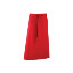 PREMIER PR158 unisex hosszú pincér kötény piros -U()