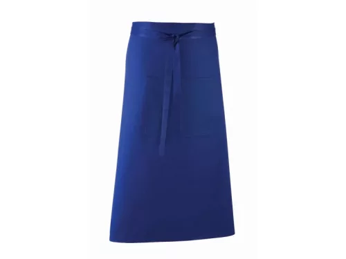 PREMIER PR158 unisex hosszú pincér kötény királykék -U()