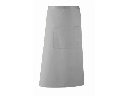 PREMIER PR158 unisex hosszú pincér kötény ezüst -U()