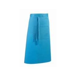 PREMIER PR158 unisex hosszú pincér kötény Turquoise -U()