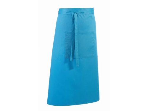 PREMIER PR158 unisex hosszú pincér kötény Turquoise -U()