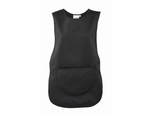 PREMIER PR171 belebújós női kötény fekete -S()